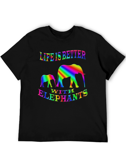 Life Is Better With Elephants T-Shirt