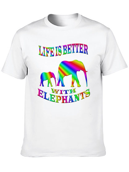 Life Is Better With Elephants T-Shirt