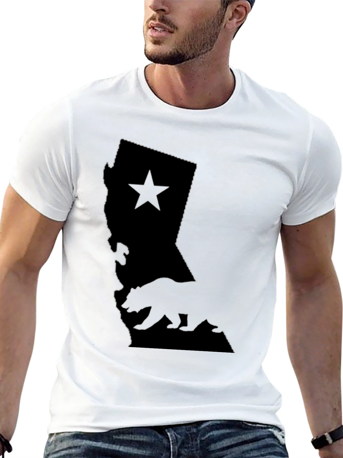 California Bear Star State T-Shirt