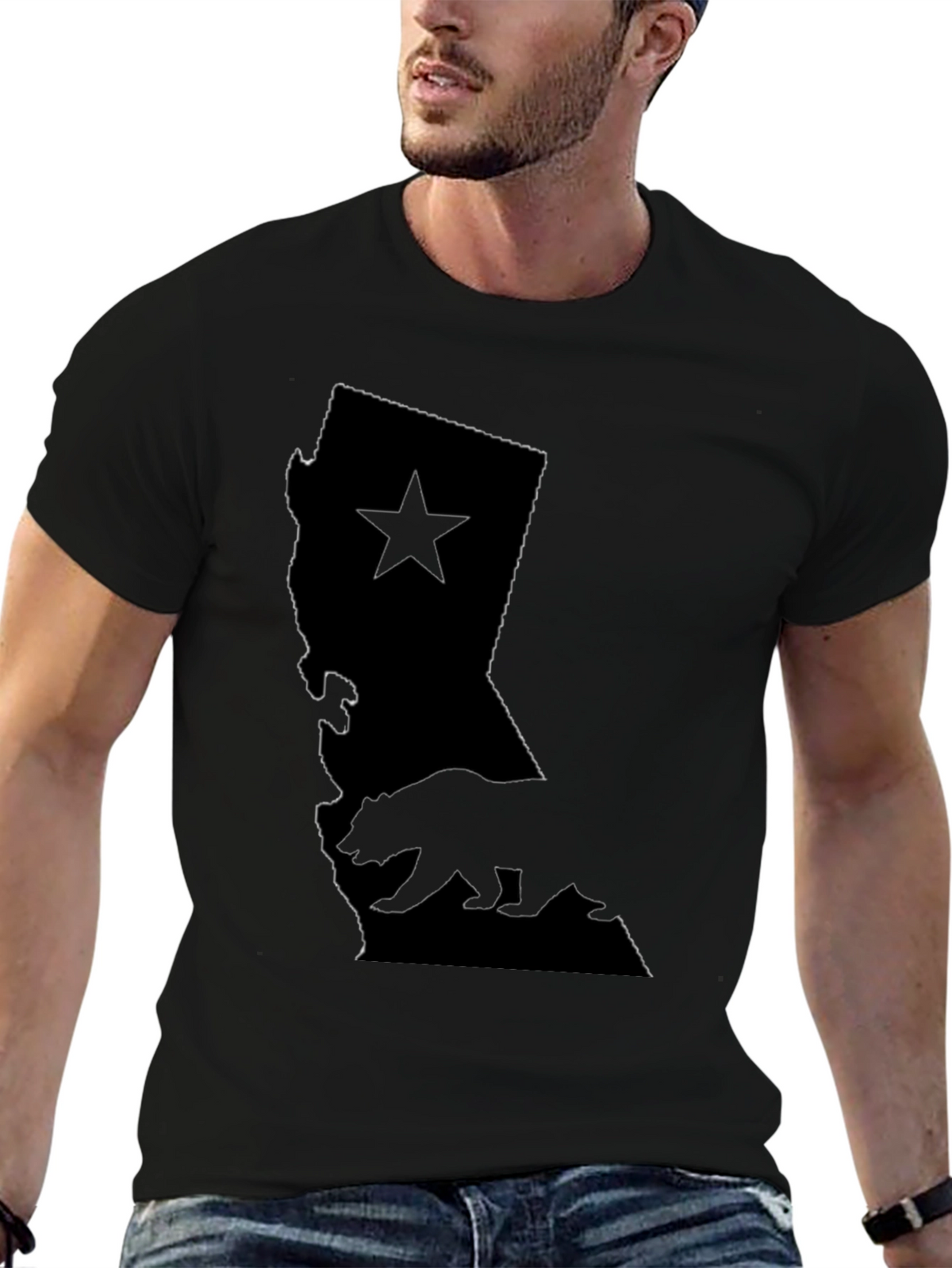 California Bear Star State T-Shirt