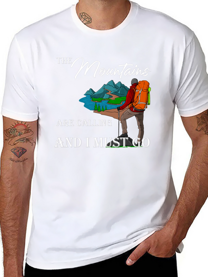 Mountain Calling Graphic Tee - Adventure Awaits!