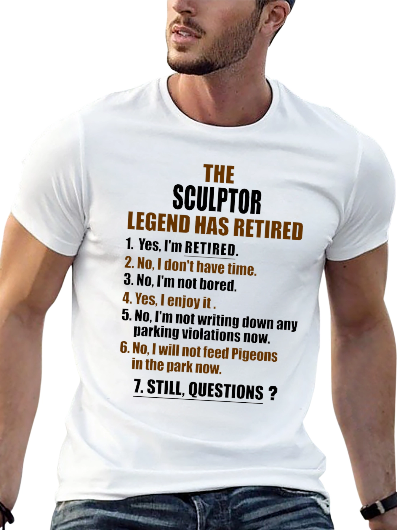 Sculptor Legend Retired Graphic T-Shirt
