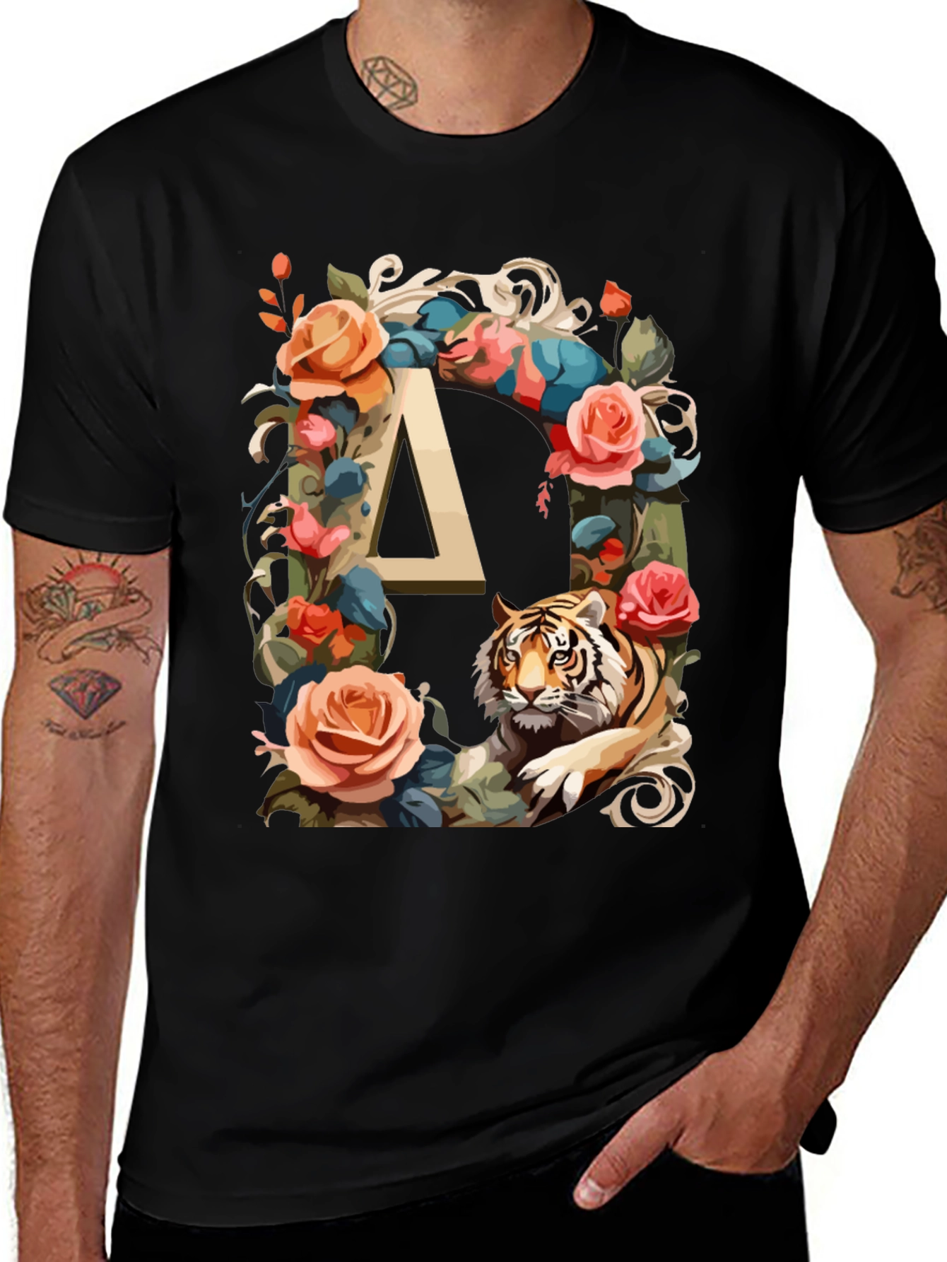 Floral Tiger Delta T-Shirt