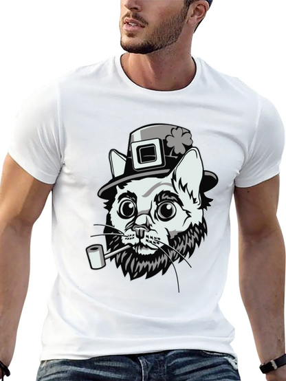 Lucky Cat Leprechaun T-Shirt