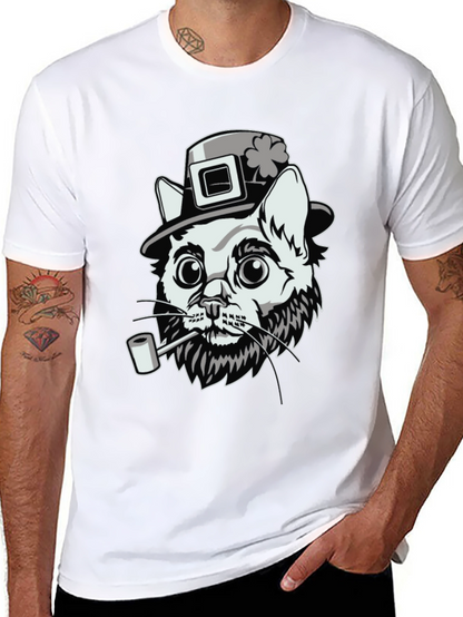 Lucky Cat Leprechaun T-Shirt