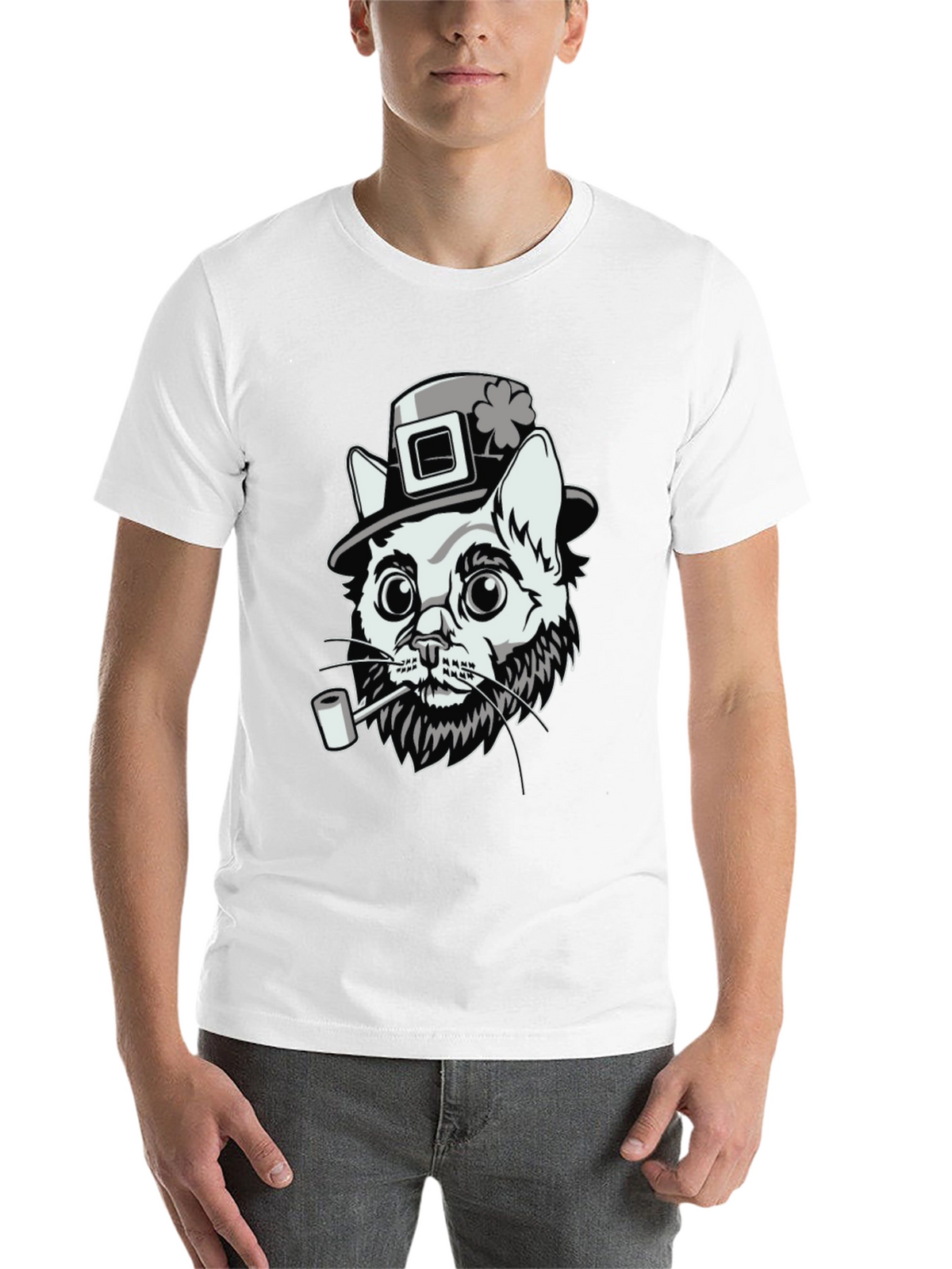 Lucky Cat Leprechaun T-Shirt