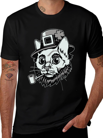 Lucky Cat Leprechaun T-Shirt