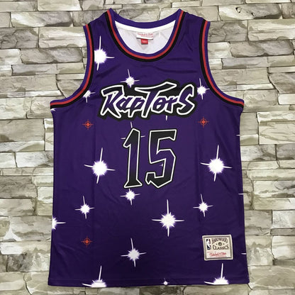 Men's Toronto Raptors Vince Carter Purple Hardwood Classics Swingman Jerseys