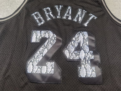 Men's Los Angeles Lakers Kobe Bryant #24 Black 1996/97 Hardwood Classics Swingman Jerseys