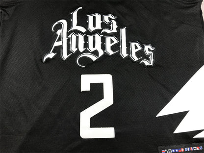 Men's LA Clippers Kawhi Leonard Jordan Brand Black 2022/23 Statement Edition Swingman Jerseys