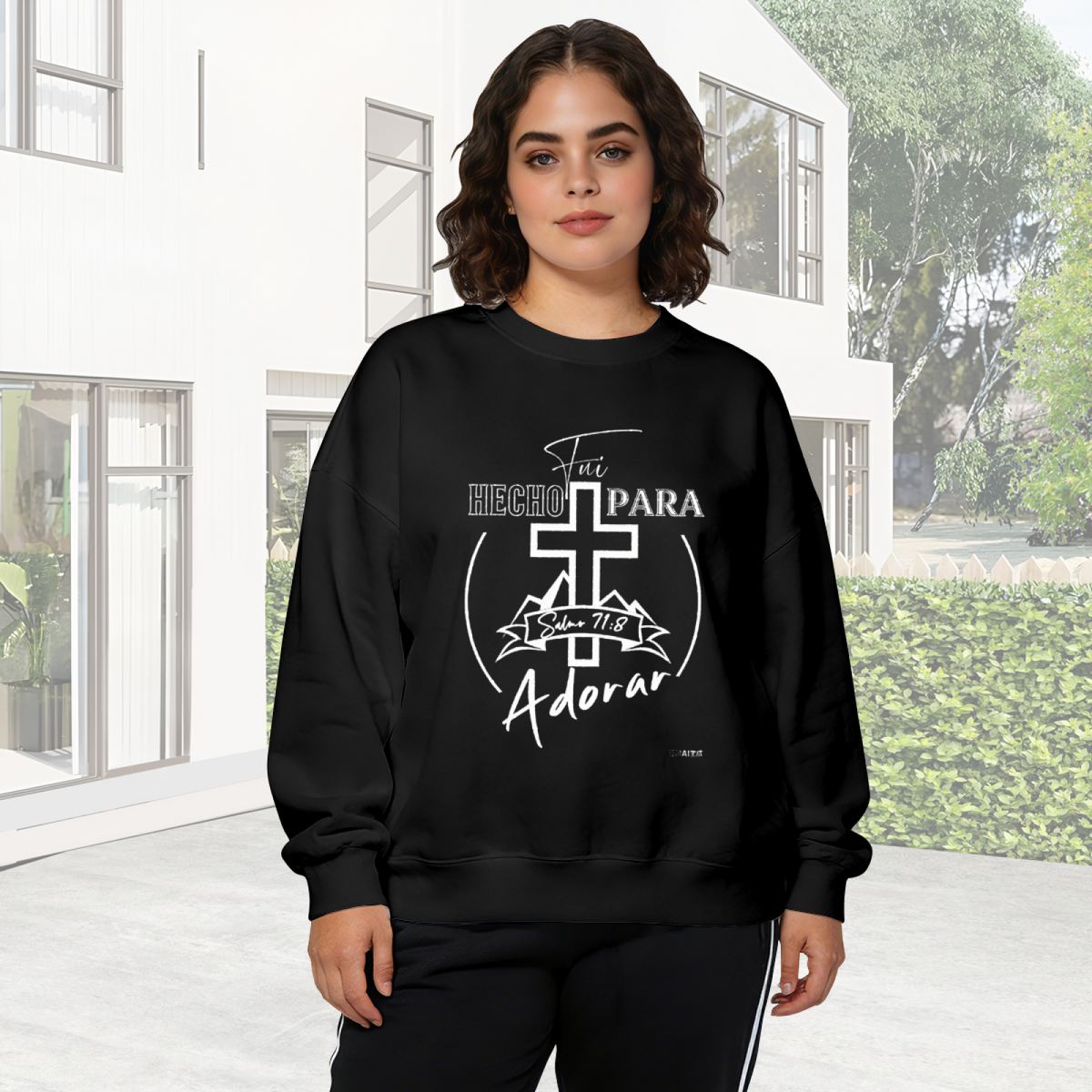 Fui Hecho Para Adorar Cross Faith?Inspired Crewneck Sweatshirt