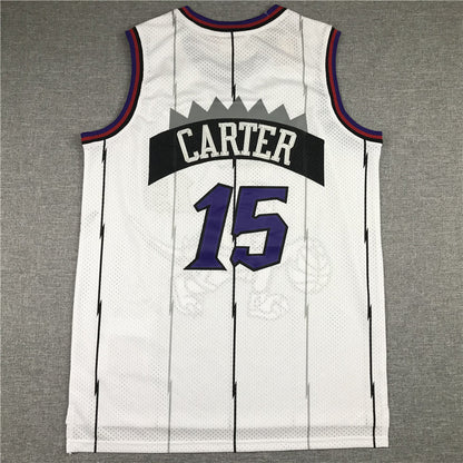 Men's Toronto Raptors Vince Carter Mitchell & Ness White Classics Jerseys