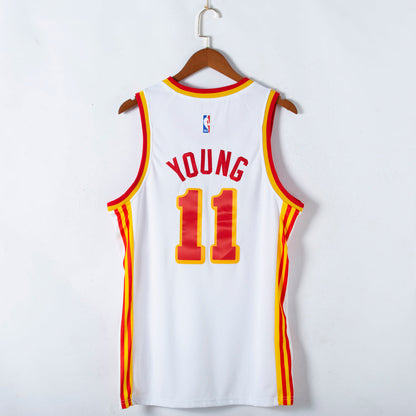 Men's Atlanta Hawks Trae Young #11 White 2020/21 Fast Break Player Jerseys