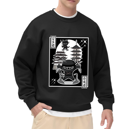 Sunset Mountain Wave Outdoor Adventure Nature Crewneck Sweatshirt