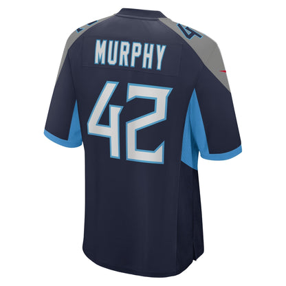 Caleb Murphy Tennessee Titans Nike Team Game Jersey -  Navy
