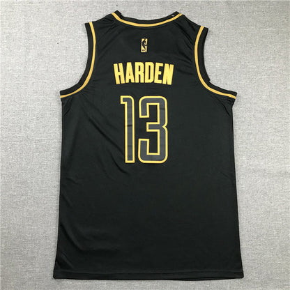 Men's Houston Rockets James Harden #13 NBA Black Replica Player Jerseys