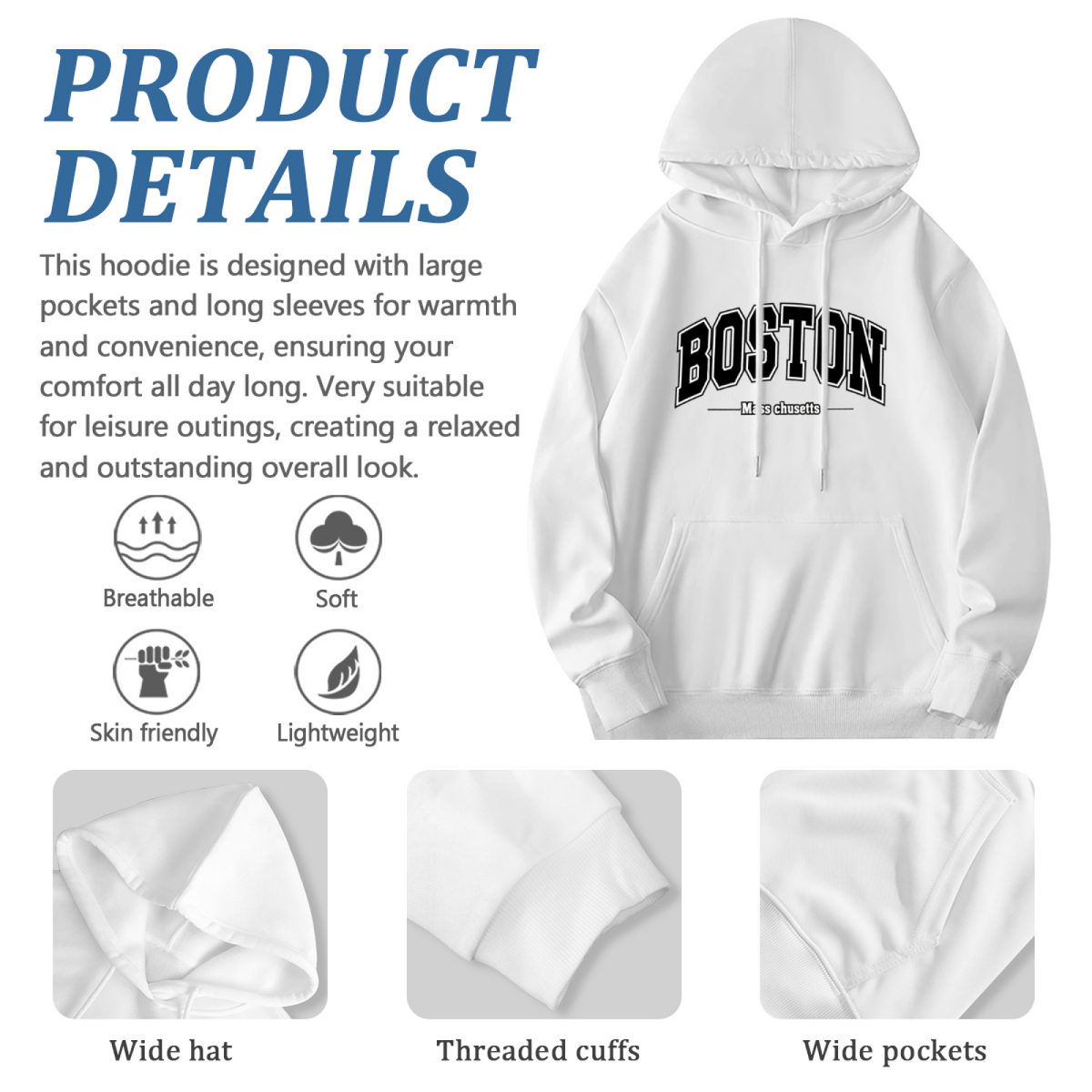 Japanese Cherry Blossom Art Aesthetic White Hoodie