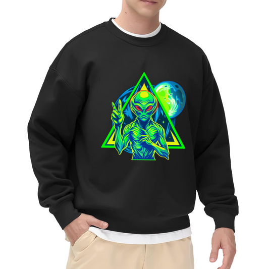 Funny Hot?Dog Meme Humorous Casual Crewneck Sweatshirt