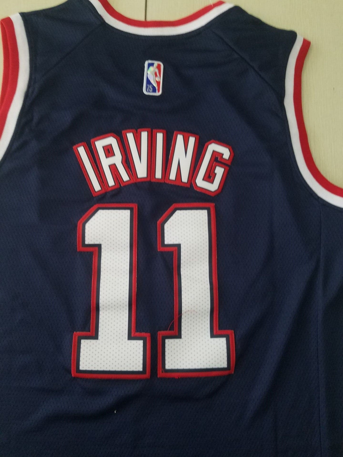Men's Brooklyn Nets Kyrie Irving Navy 2021/22 Swingman Jerseys - City Edition