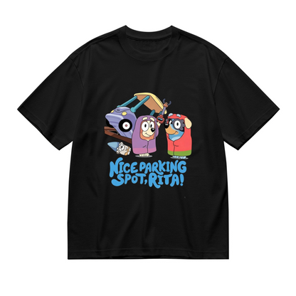 Nice Parking Spot Rita Bluey Grannies Fan Tee