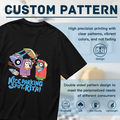 Nice Parking Spot Rita Bluey Grannies Fan Tee