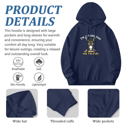 Unisex Multi-Color Hoodie: Abstract Pattern Print, Relaxed & Warm