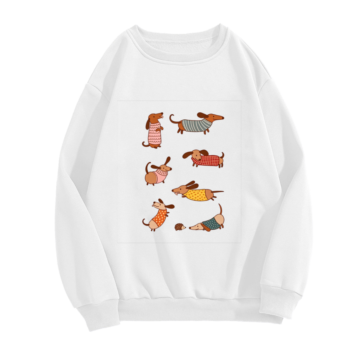 Adorable Dachshund Dog Collection Crewneck Sweatshirt