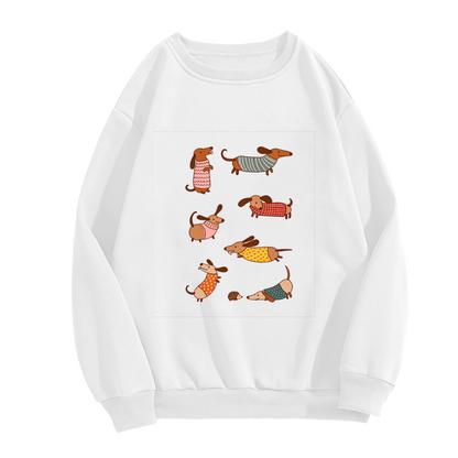 Adorable Dachshund Dog Collection Crewneck Sweatshirt