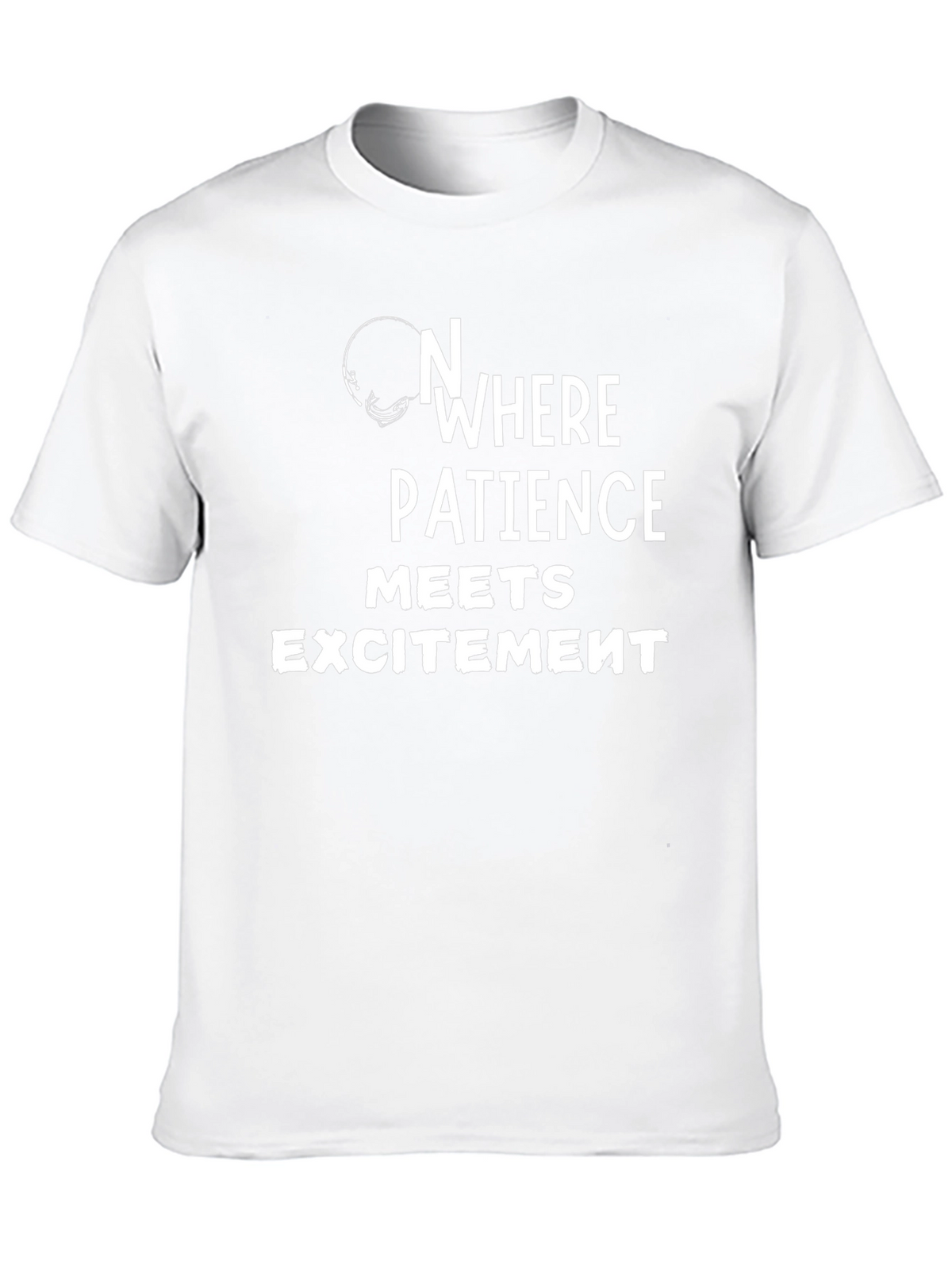 Nowhere Patience Meets Excitement Black T-Shirt