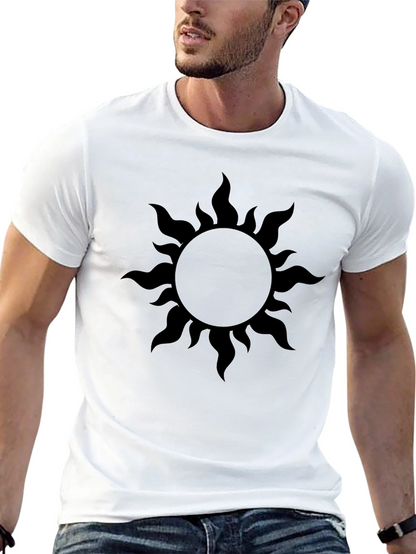Black Sun Graphic Tee - Stylish Casual Wear