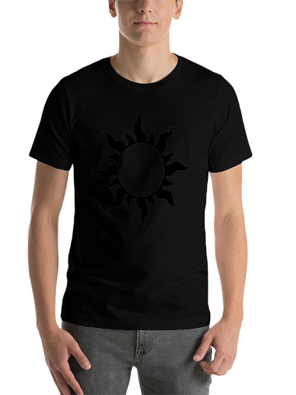Black Sun Graphic Tee - Stylish Casual Wear