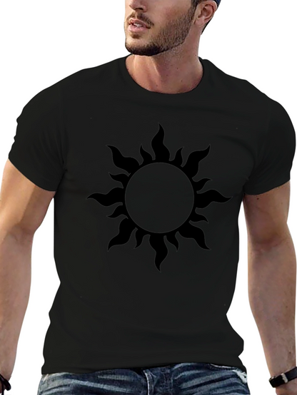 Black Sun Graphic Tee - Stylish Casual Wear