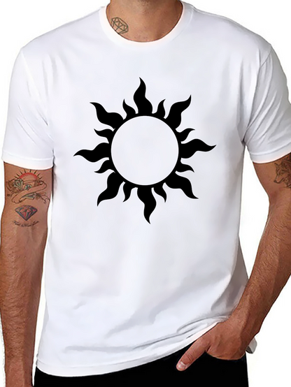 Black Sun Graphic Tee - Stylish Casual Wear