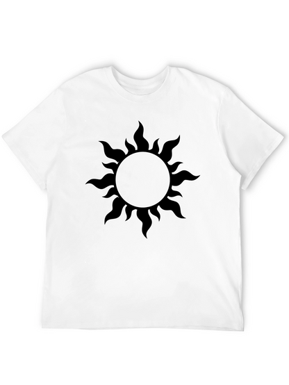 Black Sun Graphic Tee - Stylish Casual Wear