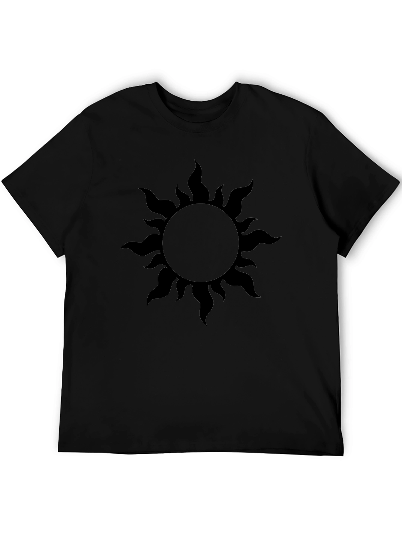 Black Sun Graphic Tee - Stylish Casual Wear