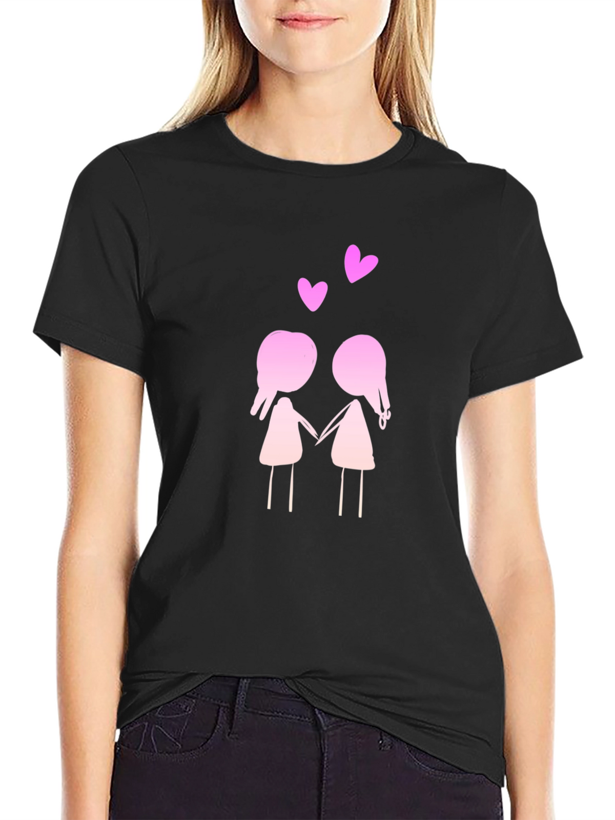Cute Cartoon Couple T-Shirt