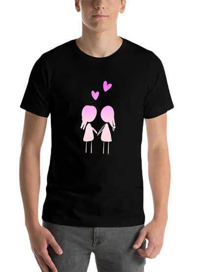 Cute Cartoon Couple T-Shirt