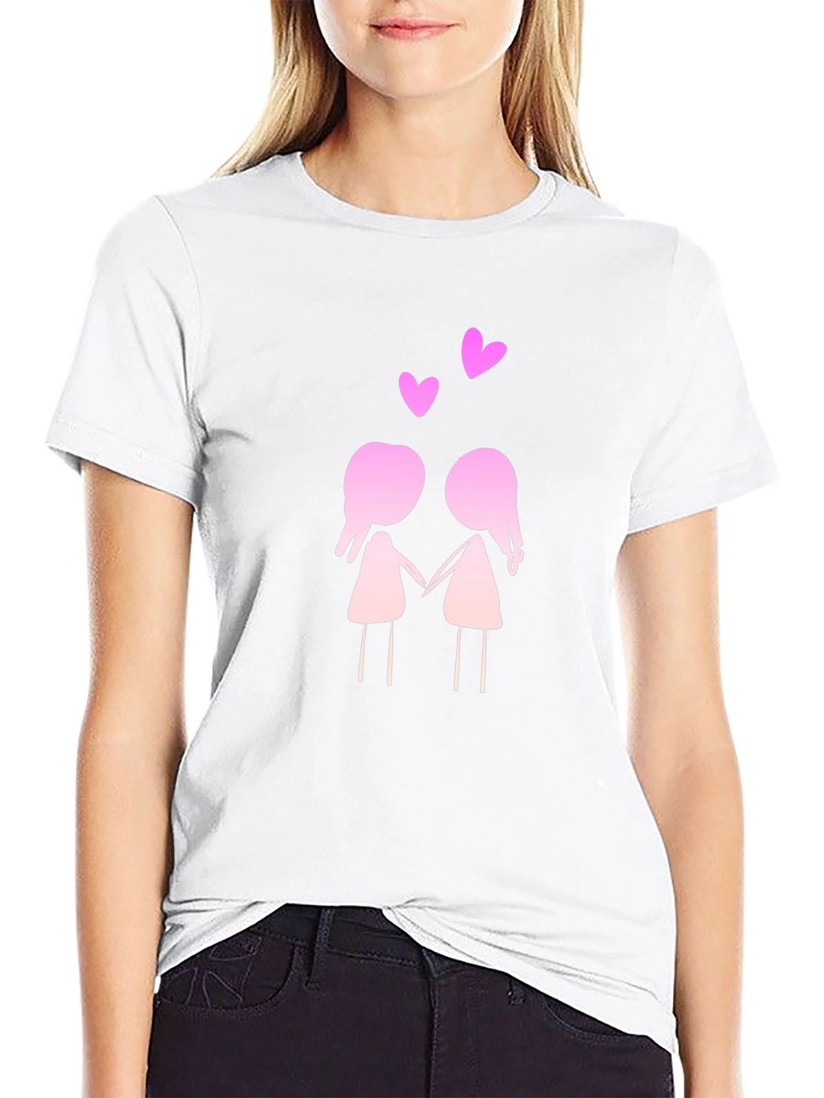 Cute Cartoon Couple T-Shirt