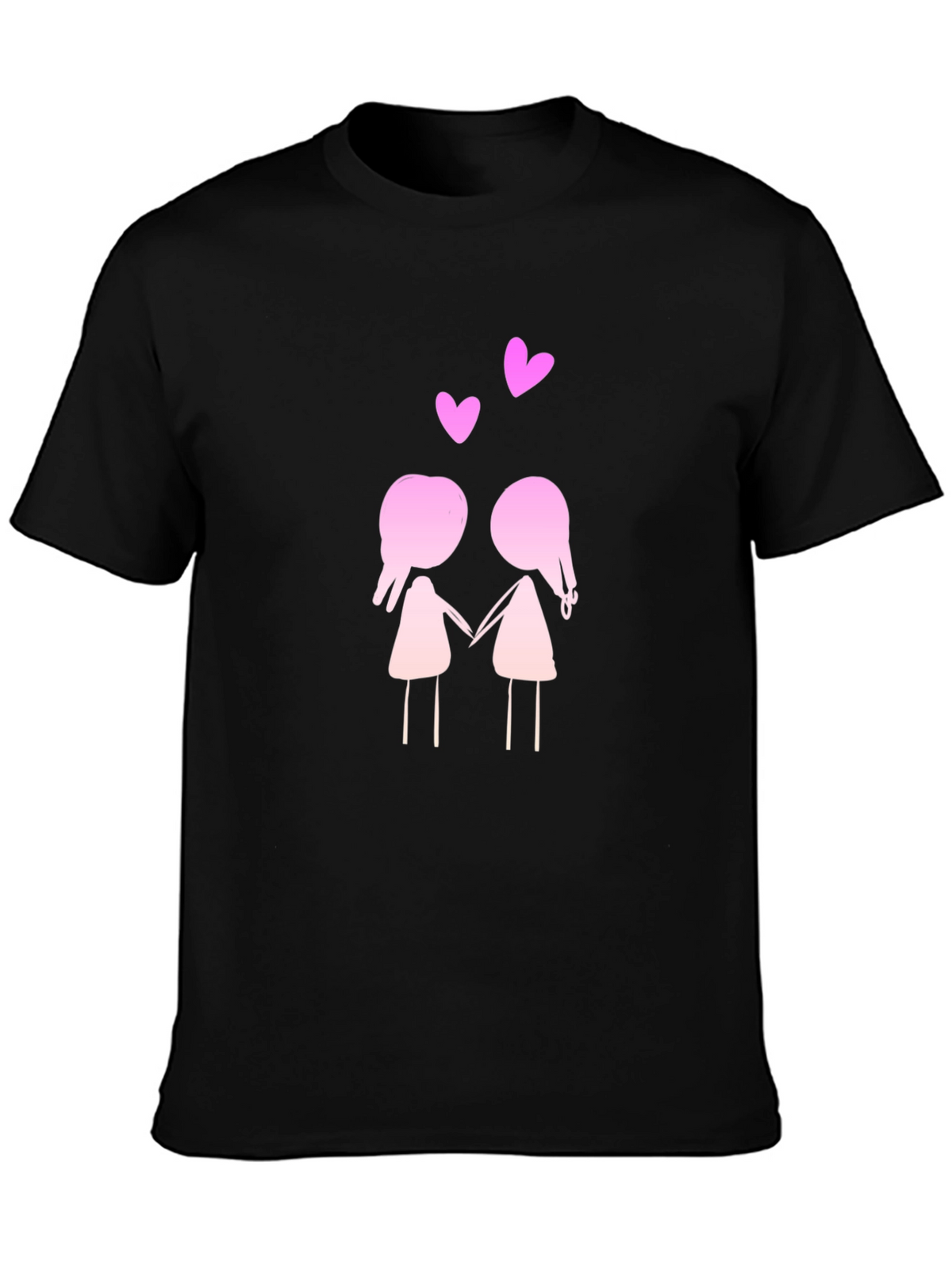 Cute Cartoon Couple T-Shirt