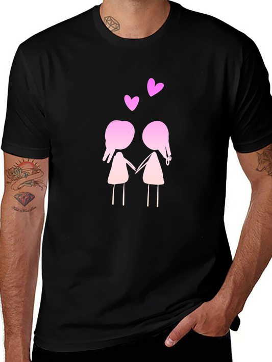 Cute Cartoon Couple T-Shirt