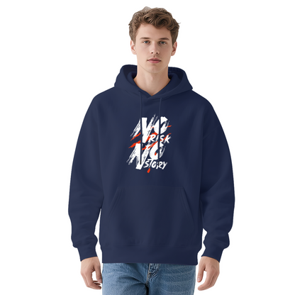 No Risk No Story Street?Graffiti Black Hoodie