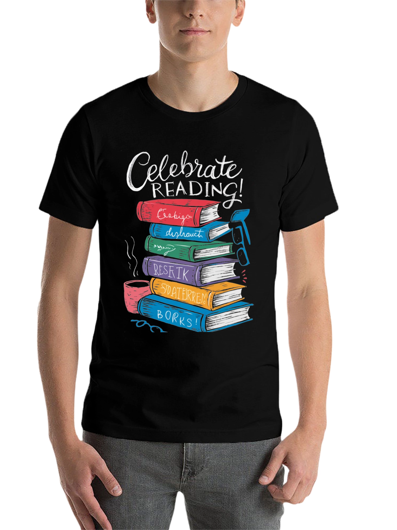 Celebrate Reading T-Shirt - Book Lover Tee