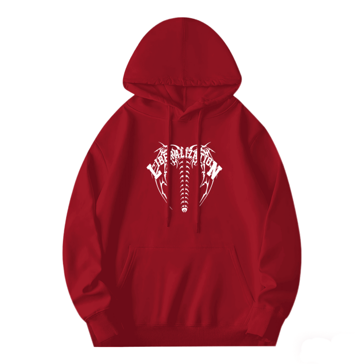Liberalization Gothic Skull Art Statement Hoodie