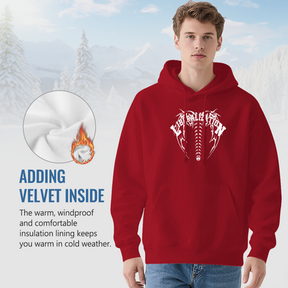 Liberalization Gothic Skull Art Statement Hoodie