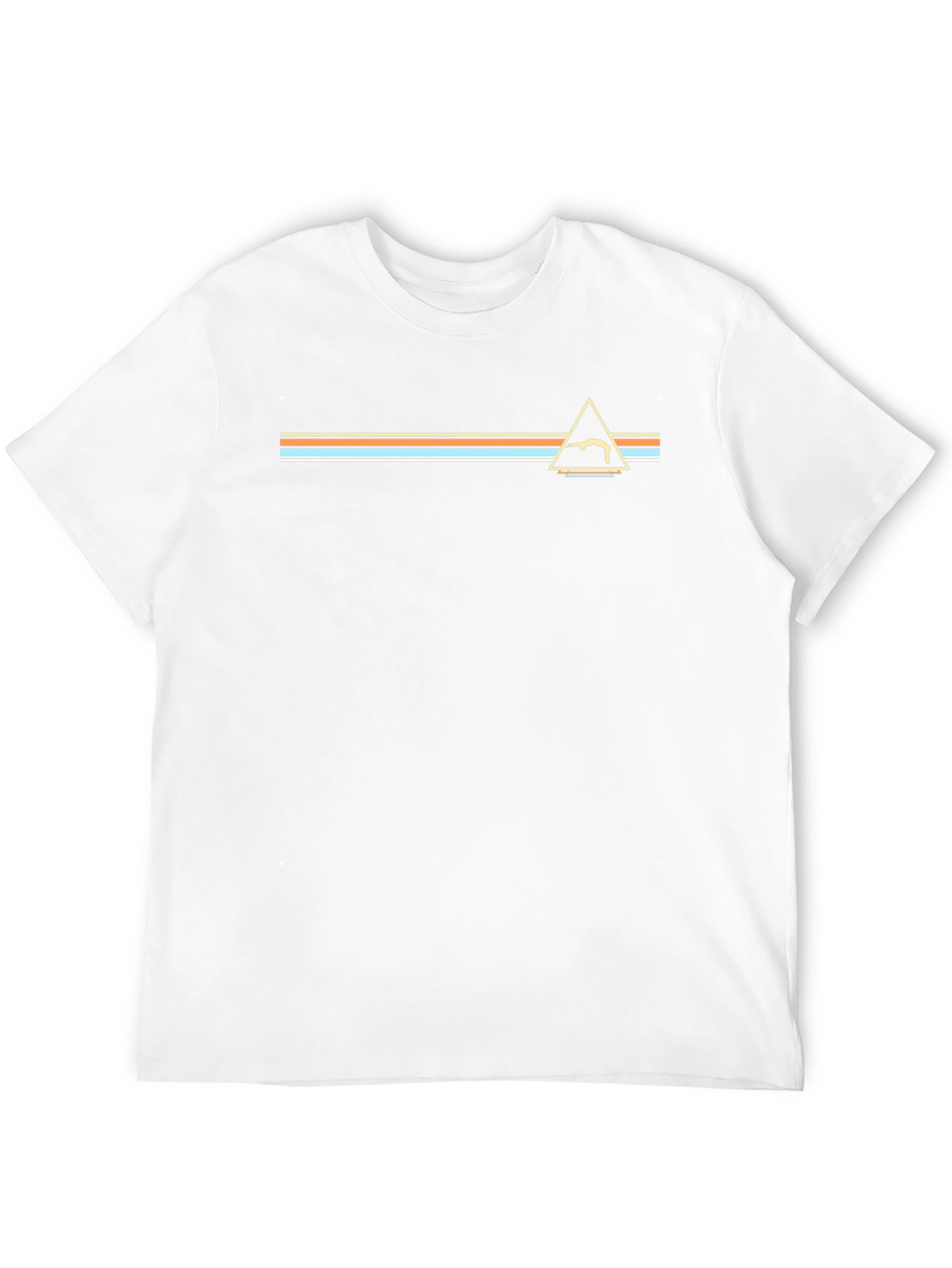 Retro Gymnast Triangle T-Shirt
