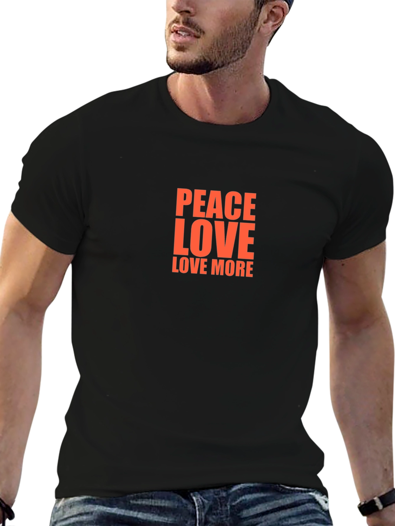 Peace Love Love More Graphic Tee