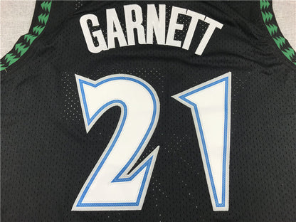 Men's Minnesota Timberwolves Kevin Garnett #21 Hardwood Classics Swingman Jerseys