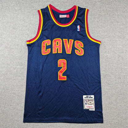 Men's Cleveland Cavaliers Kyrie Irving #2 Navy 2011/12 Hardwood Classics Swingman Jerseys