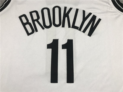 Men's Brooklyn Nets Kyrie Irving White 2019 Fast Break Player Movement Jerseys