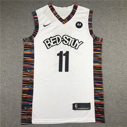 Men's Brooklyn Nets Kyrie Irving #11 White Swingman Jerseys - City Edition